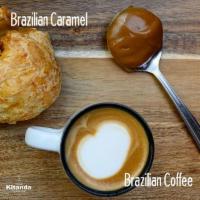 Brazilian Latte · Our house specialty and most popular coffee! A regular latte flavored with a touch of sweete...