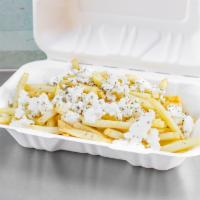 Greek Fries · French Fries with feta