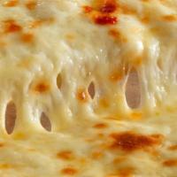 Extramostbestest Thin Crust Cheese Pizza · Thin crust cheese pizza.