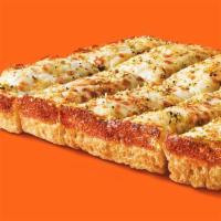 Italian Cheese Bread · 10 pieces of freshly baked bread with a crispy edge, covered with cheese and topped Italian ...