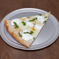 39. White Pizza · Ricotta cheese and mozzarella cheese.