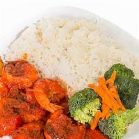Peppered Shrimp Combo  · Seasoned Jamaican Peppered Shrimp with Shell  paired with a choice of rice