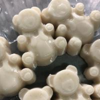 Jelly bears · Coconut milk,coconut water,brown sugar, and agar jelly in bear shaped.