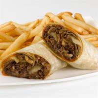 Philly Bomb Steak Wrap · Sliced Certified Angus Beef® Philly steak and Provolone cheese smothered with grilled onions...