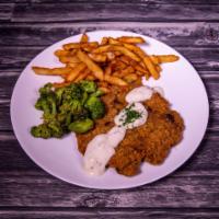 Chicken Fried Steak · Hand breaded and deep fried to a golden brown. Smothered in our homemade country gravy.