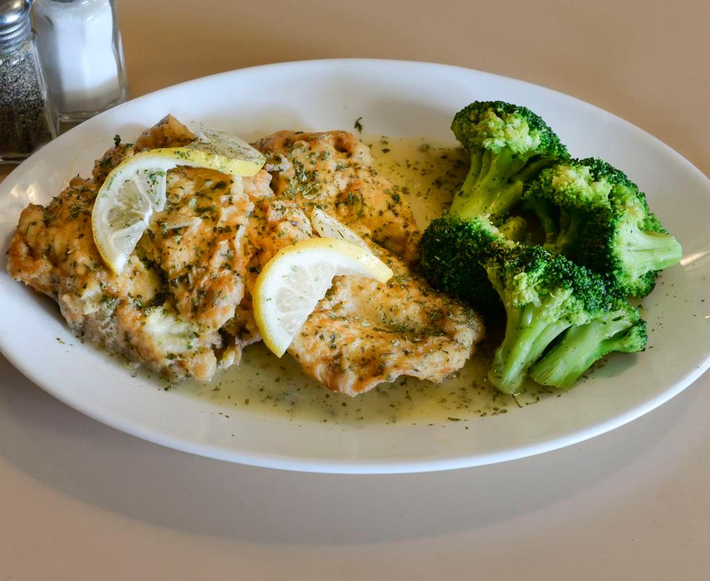 Chicken Francese Pasta · Served with your choice of pasta.