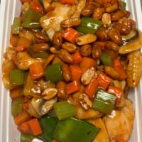 K09. Kung Pao Chicken · Hot and spicy.