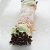 Mint Chocolate Chip Cannoli  · Mint Chocolate Chip Cannoli Cream + Chocolate Chips