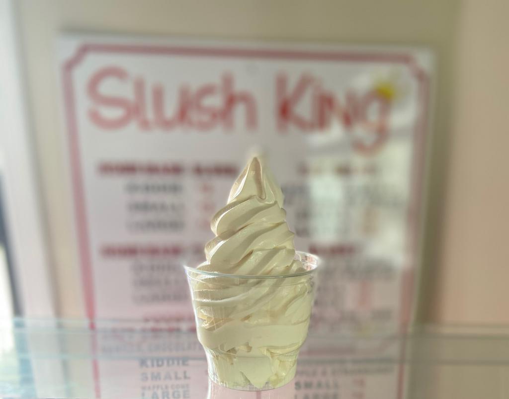 Soft Serve Ice Cream Large  · Soft serve Ice cream served in a cup with optional cone on the side 