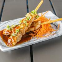 Chicken Yakitori · Homemade teriyaki sauce, sesame seed, scallion.