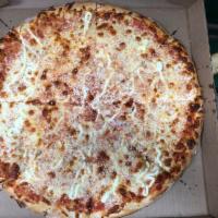 4 Cheese Pizza · Home Tomato Sauce, Mozzarella Cheese, provolone, ricotta, and Parmesan cheese.