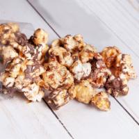 Peanut Butter Chocolate Popcorn · 