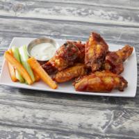 Traditional Wings · Comes with celery, carrots, and ranch