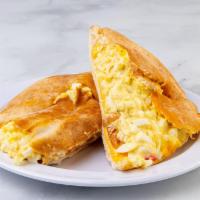 41. Egg Salad Melt · Egg salad, melted American cheese and tomatoes.