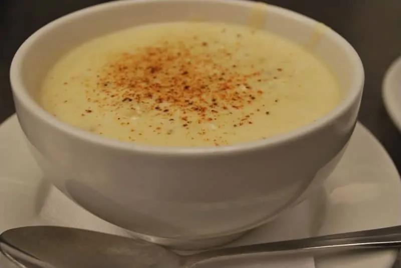 Cream of Crab Soup · Savory soup with a crab base.