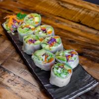 Avocado Fresh Rolls · Served with avocado and mixed vegetable filling.