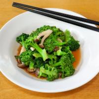 Broccoli · Stir fried broccoli with pressed tofu vegan.