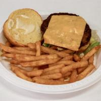 6 oz. Cheeseburger · Grilled or fried patty with cheese on a bun.