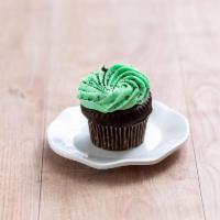 Mint Meltdown · Moist chocolate cake chock-full of mint coated in cool mint butter cream frosting and topped...