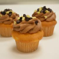 Vanilla Fix · Delicate vanilla cake veiled in delicious chocolate butter cream frosting topped with white ...