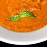 Tomato ＆ Basil Soup* · Tomato and basil soup.