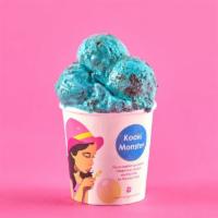 Sweet Melody Kooki Monster Ice Cream (16 Oz) · Blue Vanilla Ice Cream With Oreos & Homemade Chocolate Chip Cookies