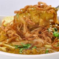 Chicken Haleem · A rich, slow-cooked dish with a wholesome mixture of shredded chicken, lentils, and broken w...