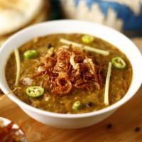 Beef Haleem · A rich, slow-cooked dish with a wholesome mixture of shredded beef, lentils, and broken wheat.