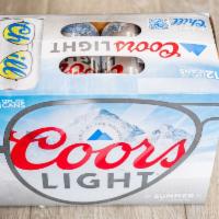 Coors Light, 12 Pack-12 oz. Beer · 4.00% ABV. Must be 21 to purchase.
