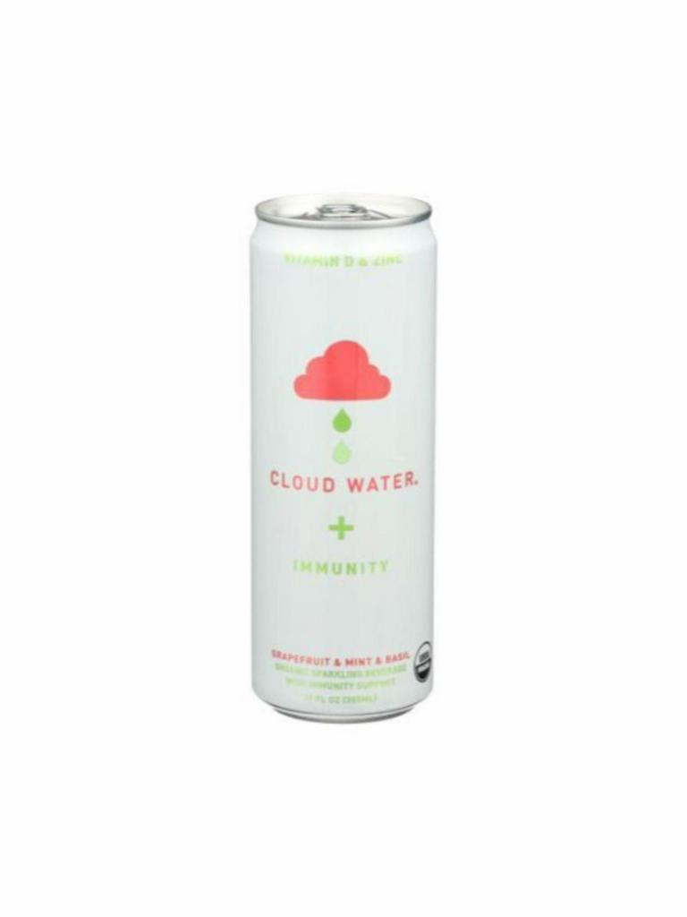 Cloud Water + Immunity Grapefruit Mint & Basil Sparkling Water (12 oz) · 