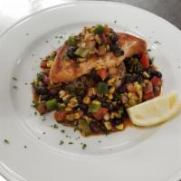 Salmon · Choose cooking style and sauce. Served with choice of 2 sides.