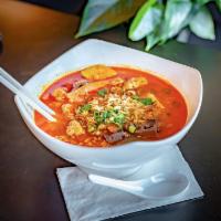 SO10. Bun Rieu · Spicy Vietnamese crab noodle soup.