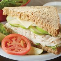 Granny Apple Turkey · Tangy sliced green apples, havarti cheese, lettuce, and our famous apple cider vinaigrette o...