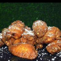 Chicken Wings  · 10 pieces. Buffalo, spicy Buffalo, BBQ, lemon, pepper, agave lemon pepper, spicy guave, garl...
