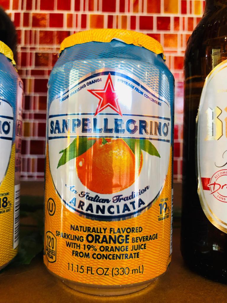 Orange San Pellegrino · Sparkling orange soda