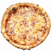 Hawaiian Pizza · Our house tomato sauce, Boar's Head Black Forest ham and pineapple with our house cheese ble...