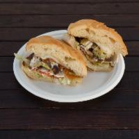 torta  milanesa  · Mayo, lettuce, tomatoes, avocado, jalapenos and queso fresco choice meats pastor or chicken ...