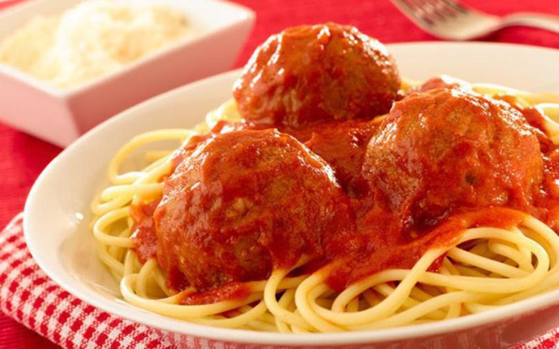 Spaghetti · Served with choice of marinara sauce, meat sauce, meatballs or sausage.