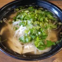 Pho Ga · Shredded chicken in aromatic chicken broth. Served with fresh bean sprouts, basil leaves and...