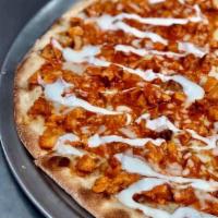 Buffalo Chicken Specialty Pizza · Grilled chicken, hot sauce, and blue cheese.