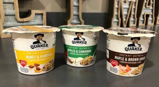 Quaker Instant Oatmeal · 3 flavors to choose from.