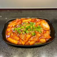 Spicy Stir-Fried Rice  (Tteokbokki - 떡볶이) · Classic Korean Dish. Korean Rice Cake (떡) cooked in a spicy sauce along with Korean Fish Cak...