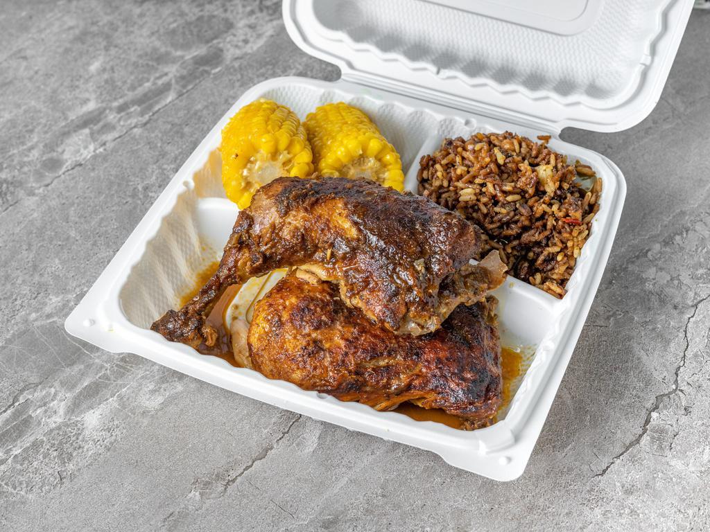 Baked Chicken · Served with your choice of 2 sides.