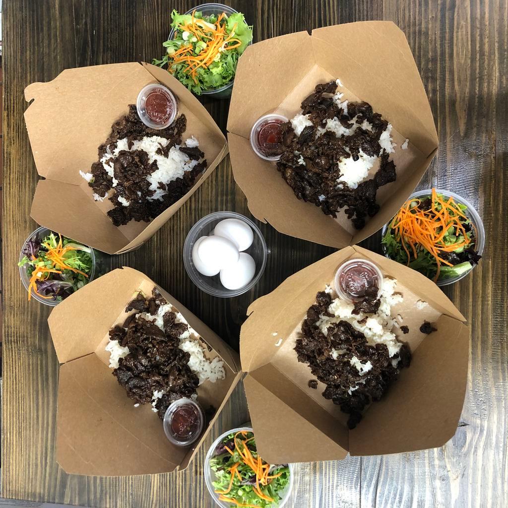 Gogi Bowl Meal Kit · Enjoy our Seoul Taco Gogi Bowl at home. This kit comes with your choice of rice, choice of protein, gochujang pepper paste, sesame vinaigrette salad mix, carrots, green onions, & egg (we suggest you cook the eggs sunny side up). Family meal kits feed four people.