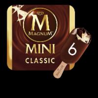 Mini Classic · Vanilla bean ice cream dipped in milk chocolate. Made with Belgian chocolate.