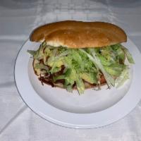 Torta · Your choice of meat, lettuce, tomato, avocado and mayonnaise.