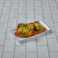 Avocado Toast · Texas toast, avocado, chili flakes, furikake. Add a single fried or poached egg for an addit...