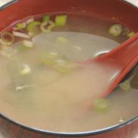 Miso Soup · Soybean soup.