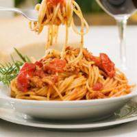 Spaghetti with Homemade Marinara · 