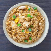 Chicken Fried rice  · It's a popular and flavored rice recipe made with cooked rice, fried chicken, finely chopped...